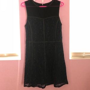 Navy blue lace dress